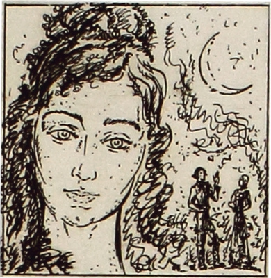 Насибулин Энгель Хариевич. Пять авторских иллюстраций к произведениям А.С. Пушкина